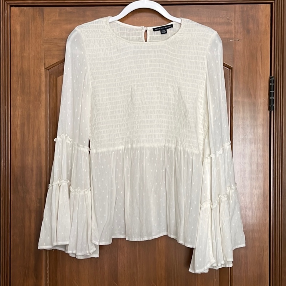 American Eagle bell sleeve top